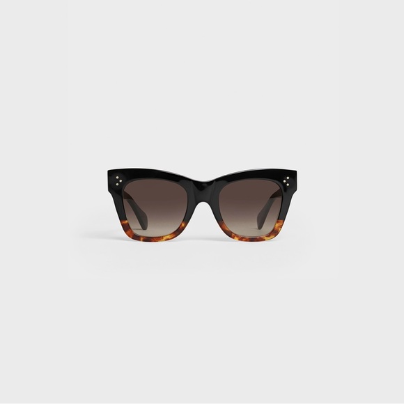 CELINE CAT EYE S004 SUNGLASSES IN ACETATE
DARK GREEN / HAVANA - Picture 9 of 10